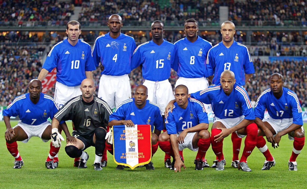 Mikaël Silvestre with the France national team
